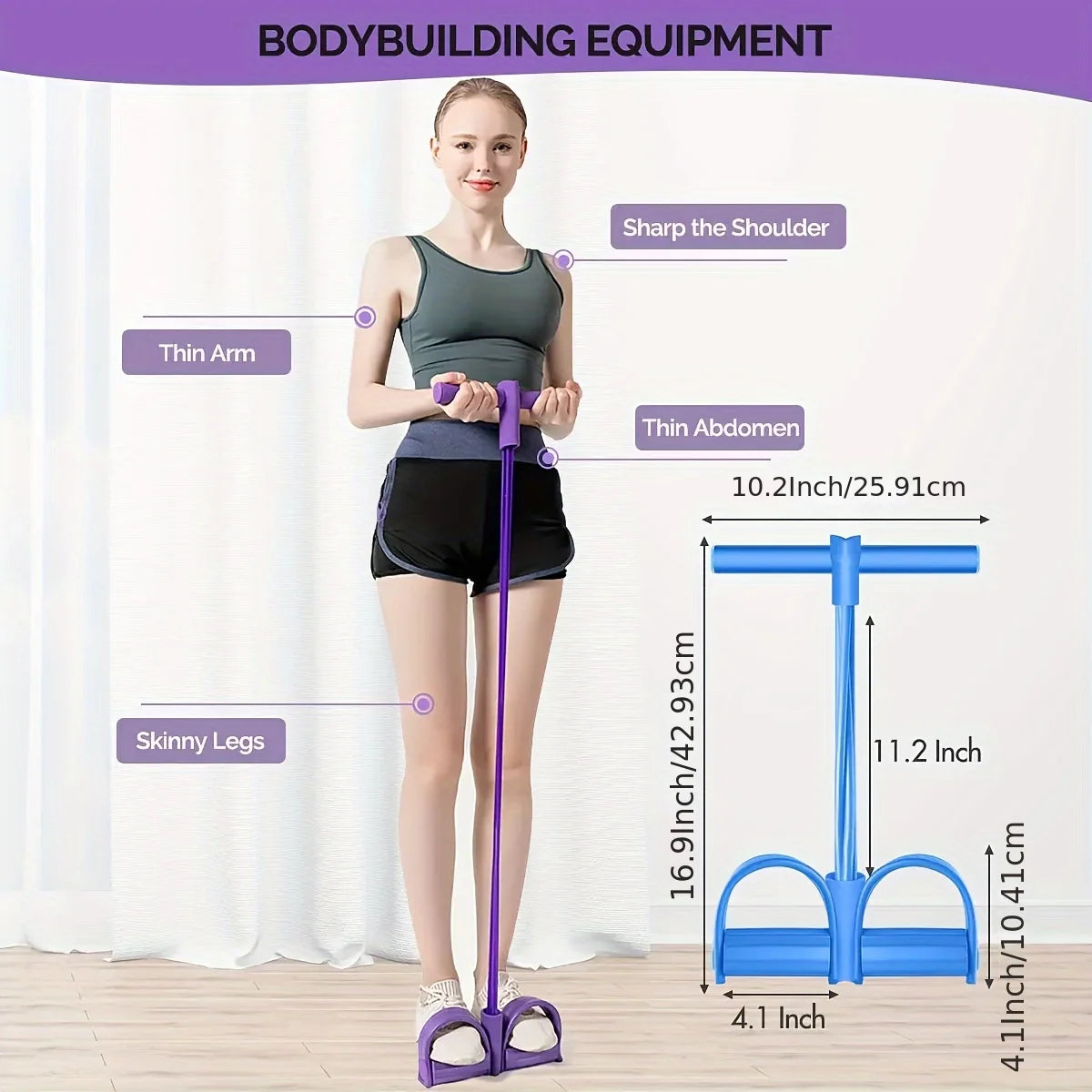 PedalPower Resistance Band Trainer — Full Body Home Workout