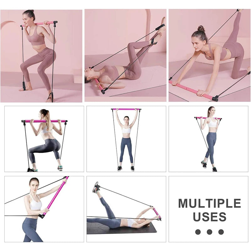 FlexBar Pilates Resistance Bar — Tone & Stretch at Home