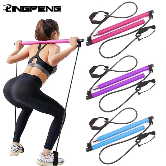 FlexBar Pilates Resistance Bar — Tone & Stretch at Home