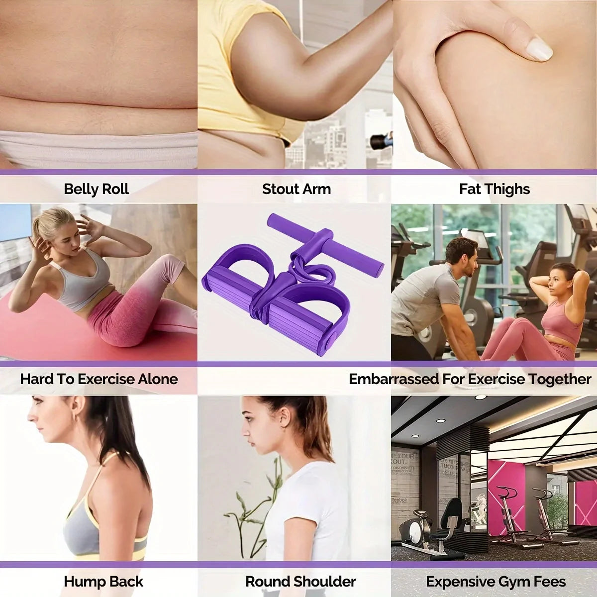 PedalPower Resistance Band Trainer — Full Body Home Workout